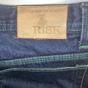 New Risk Blue Jeans Heavy-Duty Designed In NYC 38x32